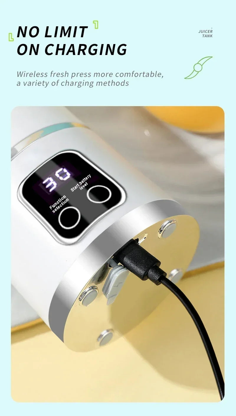 BlendCup Pro — Portable Wireless Juicer