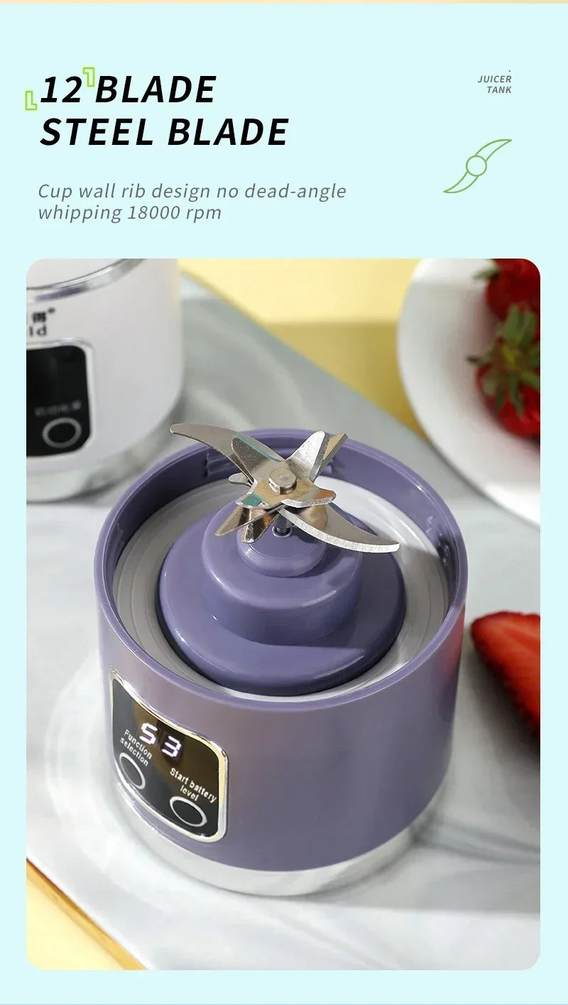 BlendCup Pro — Portable Wireless Juicer