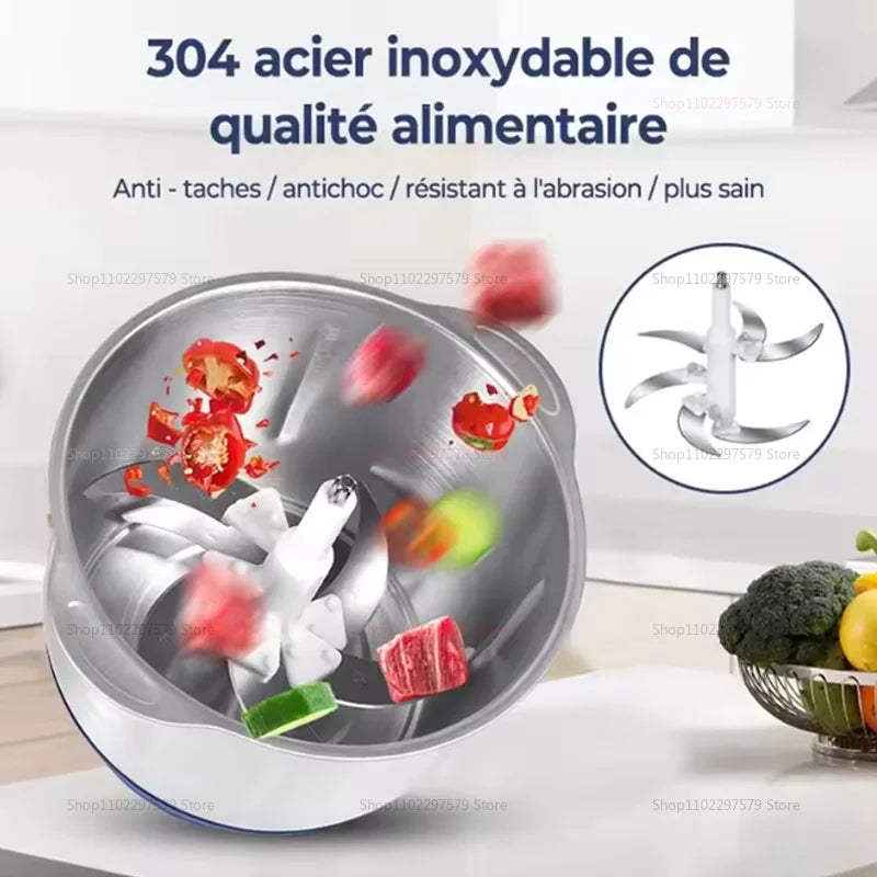 SteelChef Pro – 5L Electric Food Chopper